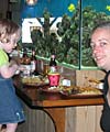 At the fish restaurant in Jersey market