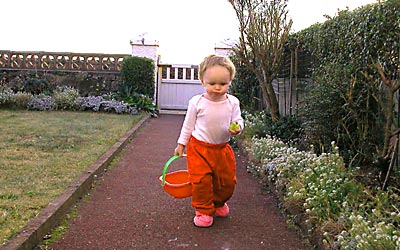 Pacing in the garden